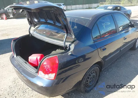 2004 Hyundai Elantra Gls/Gt из США, поврежденный, VIN KMHDN46D64U809095